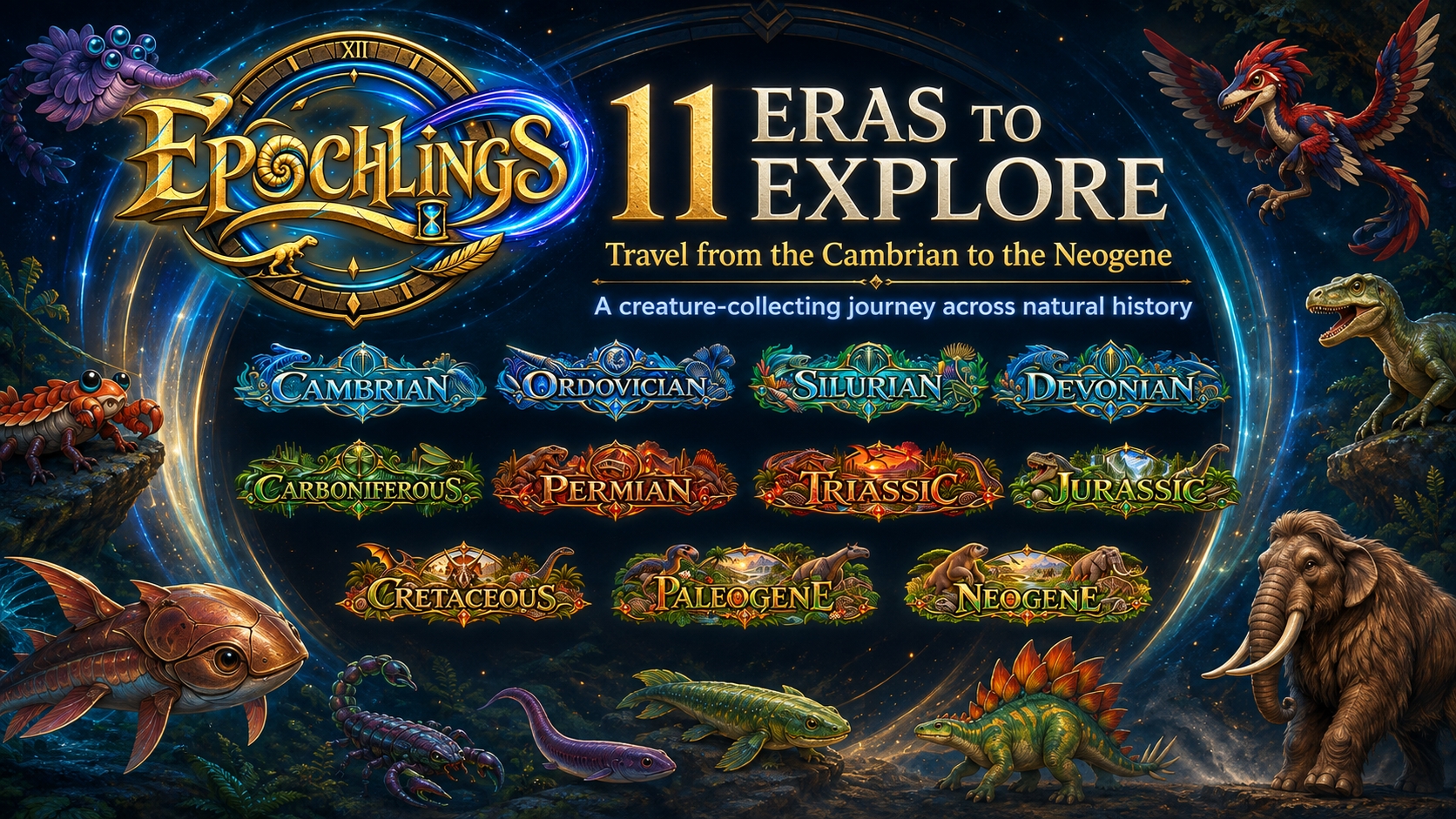 Epochlings – 11 Epochen der Erdgeschichte vom Kambrium bis zum Neogen